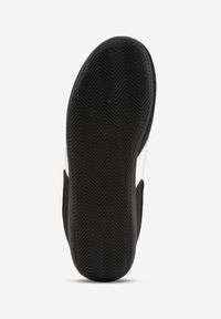 Born2be - Czarne Sneakersy w Stylu Kultowych Tenisówek Virritia. Kolor: czarny. Materiał: jeans. Wzór: aplikacja #4