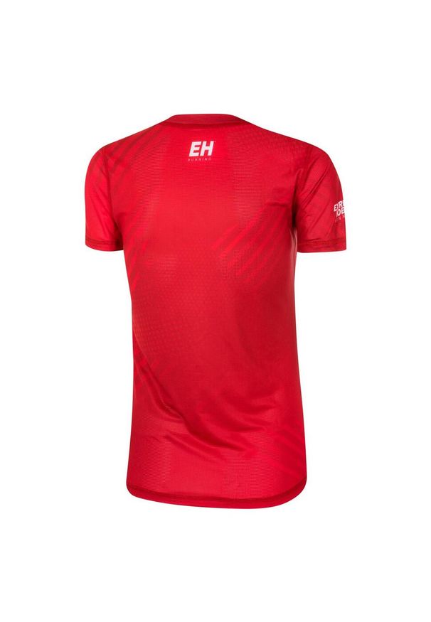 Koszulka do biegania damska z krótkim rękawem EXTREME HOBBY POLAND PRIME. Kolor: czerwony. Materiał: poliester, elastan. Długość rękawa: krótki rękaw. Długość: krótkie. Sport: bieganie, kolarstwo