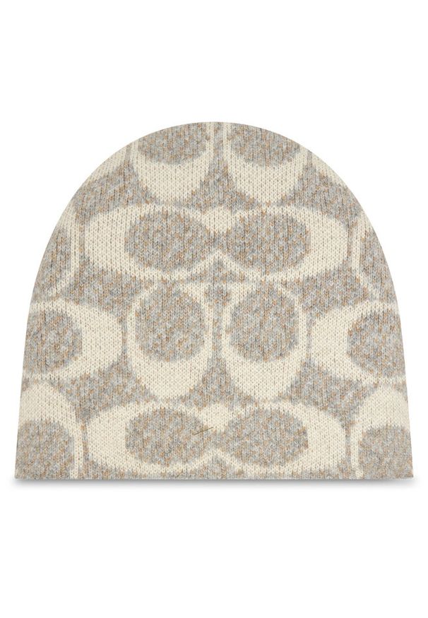 Czapka Coach. Kolor: beżowy