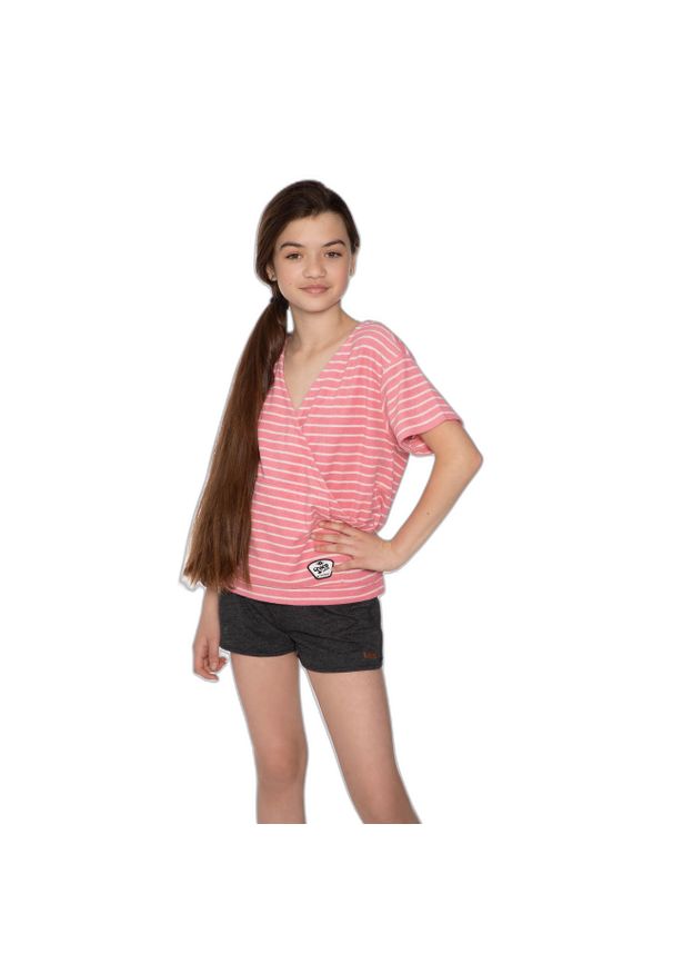 Koszulka dla dziewczynki Protest Rani. Kolor: różowy. Sezon: lato. Sport: turystyka piesza