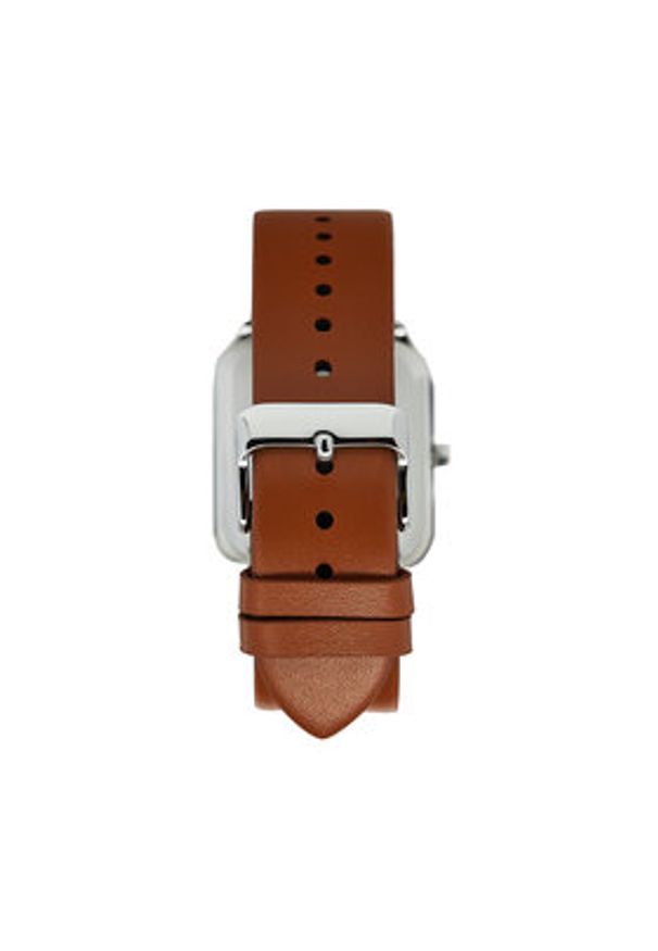 Casio Zegarek Classic MTP-M305L-1AVER Brązowy. Kolor: brązowy. Materiał: skóra