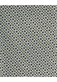 Męski Krawat - Chattier - Odcienie Zieleni, Drobny Wzór Geometryczny. Kolor: zielony. Materiał: tkanina. Wzór: geometria. Styl: elegancki, klasyczny, wizytowy #5