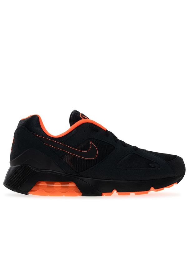Buty męskie Nike Air 180 FJ9259-002 - czarne. Zapięcie: sznurówki. Kolor: czarny. Materiał: syntetyk, nubuk, materiał. Szerokość cholewki: normalna