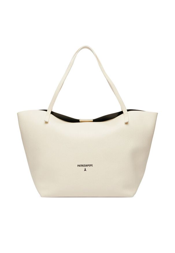 Patrizia Pepe Torebka 2B0130/L148-W405 Écru. Materiał: skórzane