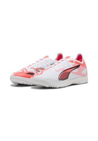 Puma - Buty piłkarskie FUTURE 5 MATCH TT PUMA White Black Glowing Red. Kolor: czerwony, biały, wielokolorowy, czarny. Sport: piłka nożna