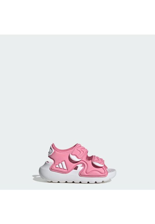 Adidas - adidas Sandały Altaswim 3 Sandals JS4915 Różowy. Kolor: różowy. Materiał: syntetyk