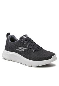 skechers - Skechers Sneakersy Go Walk Flex 216481/BKGY Czarny. Kolor: czarny. Materiał: materiał #6