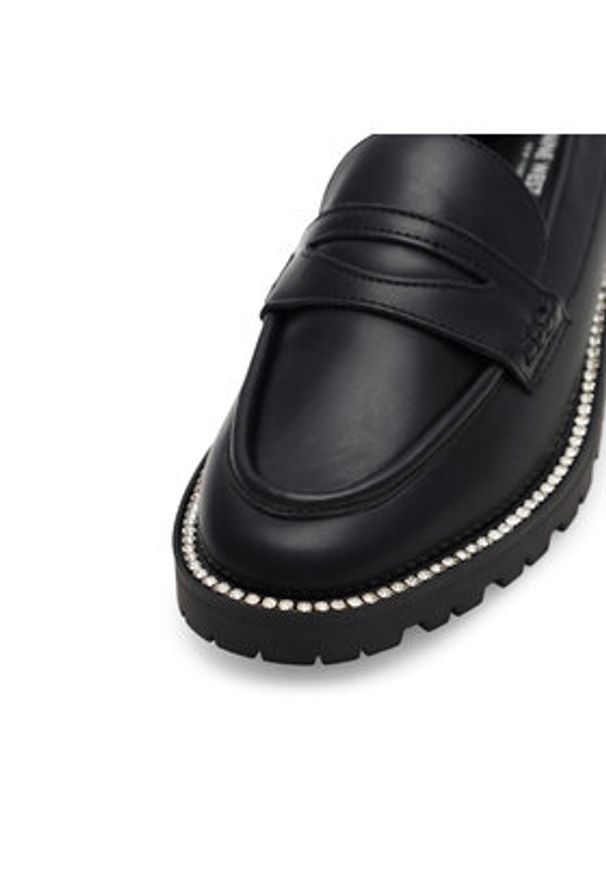 Nine West Lordsy SHEERIN SJ1497-1 Czarny. Kolor: czarny. Materiał: skóra
