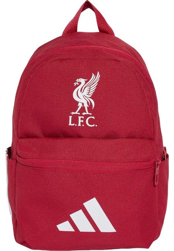 Adidas Plecak sportowy miejski szkolny dla dzieci adidas Liverpool FC czerwony KQ5148. Kolor: czerwony. Styl: sportowy