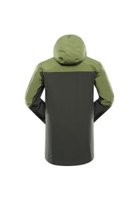 ALPINE PRO - Kurtka męska trekkingowa wodoodporna Alpine Pro Zarr 2. Kolor: zielony. Materiał: hardshell. Sport: turystyka piesza, wspinaczka