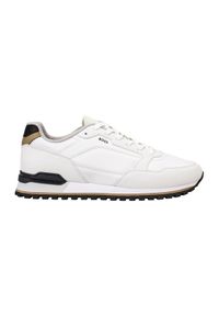 BOSS Sneakersy Parkour-L 50552914 Biały. Kolor: biały. Materiał: skóra
