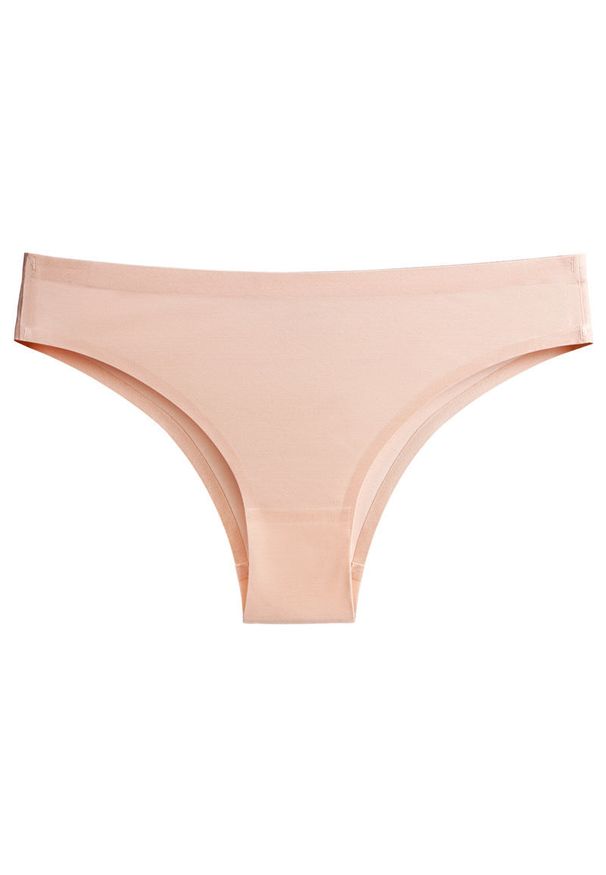 Intica - Majtki bezszwowe niewidoczne pod ubraniem Quintilia. Kolor: beżowy. Materiał: materiał, skóra