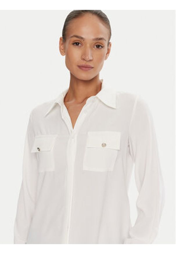 Rinascimento Koszula CFC0125777003 Biały Regular Fit. Kolor: biały. Materiał: syntetyk