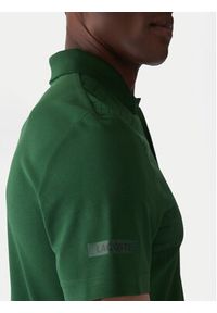Lacoste Polo DH4777 Zielony Regular Fit. Typ kołnierza: polo. Kolor: zielony. Materiał: syntetyk #3