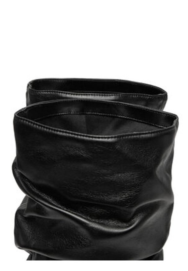 Steve Madden Kozaki Schmooze SM11003453 Czarny. Kolor: czarny. Materiał: skóra