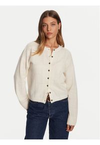 Barbour Kardigan Blakely lyLKN1663WH71 Écru. Materiał: wełna