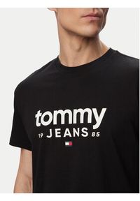 Tommy Jeans T-Shirt Graphic DM0DM23376 Czarny Slim Fit. Kolor: czarny. Materiał: bawełna #3