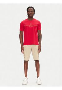 Aeronautica Militare T-Shirt 251TS2410J592 Czerwony Regular Fit. Kolor: czerwony. Materiał: bawełna #3