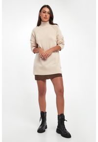 Marella - Sweter damski z wełny dziewiczej Eccelso MARELLA MONOCHROME. Materiał: wełna #4