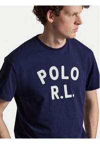 Polo Ralph Lauren T-Shirt 710B20222001 Granatowy Regular Fit. Typ kołnierza: polo. Kolor: niebieski. Materiał: bawełna #4