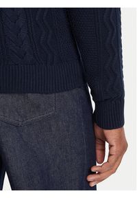 Tommy Jeans Sweter DM0DM22103 Granatowy Regular Fit. Kolor: niebieski. Materiał: bawełna #5
