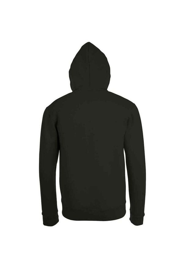 SOL'S - Bluza Z Kapturem Dla Dorosłych Unisex Stone. Typ kołnierza: kaptur. Kolor: czarny