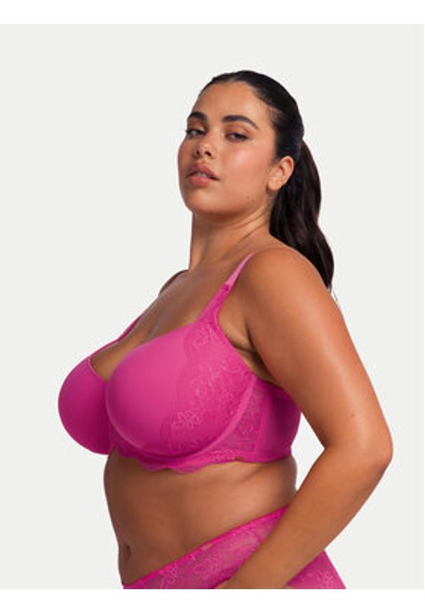 Dorina Biustonosz z fiszbiną Zayna FXTT0045LA163 Różowy. Kolor: różowy. Materiał: syntetyk