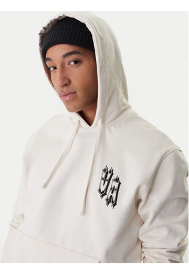 RVCA Bluza All Seeing Hoodie EVYSF00133 Beżowy Regular Fit. Kolor: beżowy. Materiał: bawełna