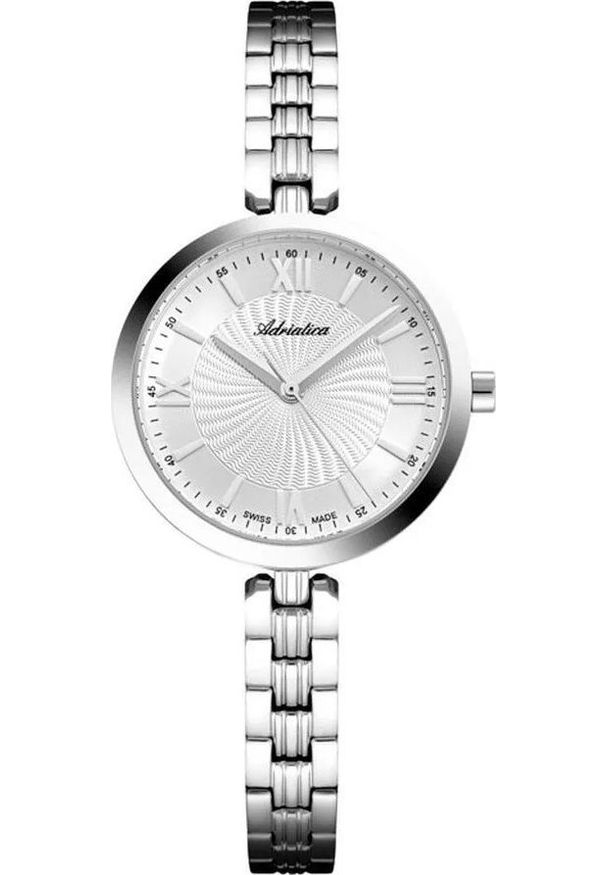 Zegarek damski Adriatica A3828.5163Q srebrny. Kolor: srebrny