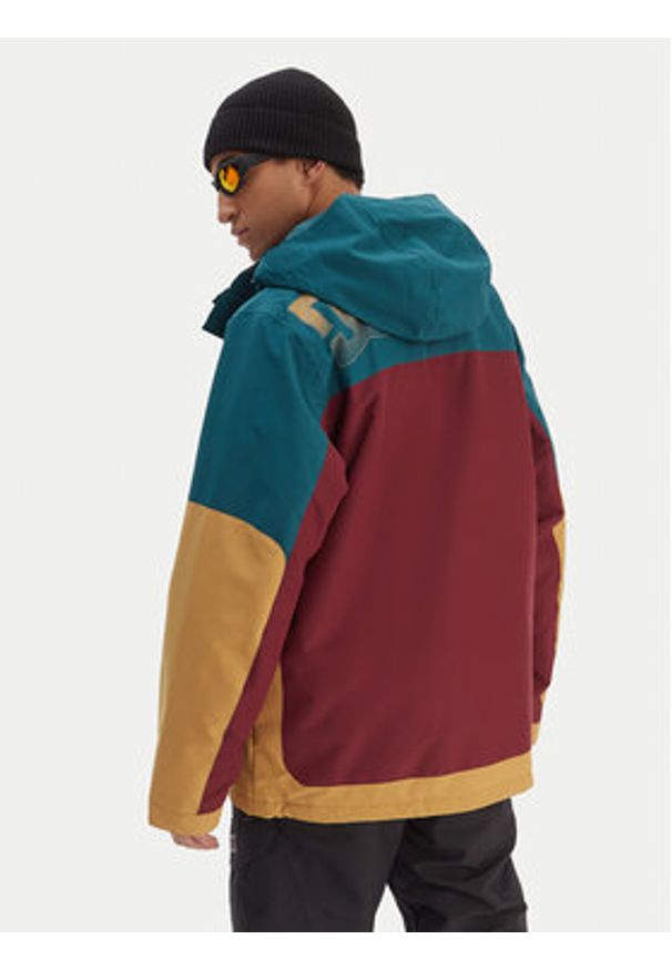 DC Shoes Kurtka narciarska Defiant ADYTJ03089 Bordowy Regular Fit. Kolor: czerwony. Materiał: syntetyk. Sport: narciarstwo