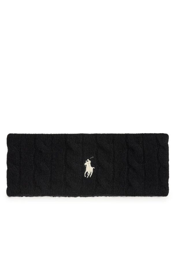 Polo Ralph Lauren Opaska 455981426001 Czarny. Kolor: czarny. Materiał: wełna