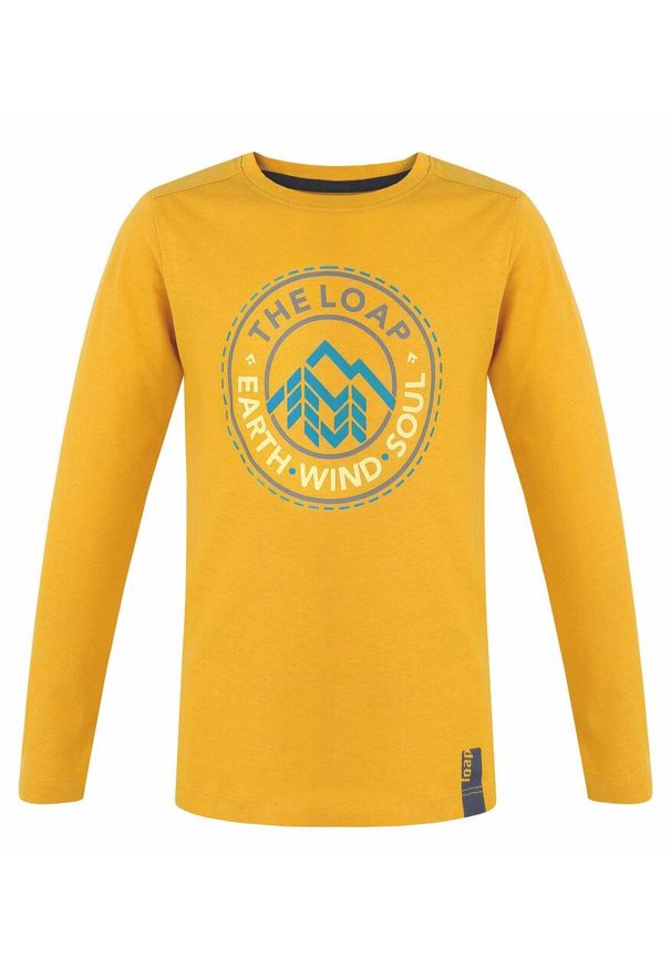 Lowa - T-shirt dla dzieci Loap Bilong 116 z miękkiej bawełny. Kolor: fioletowy. Materiał: bawełna