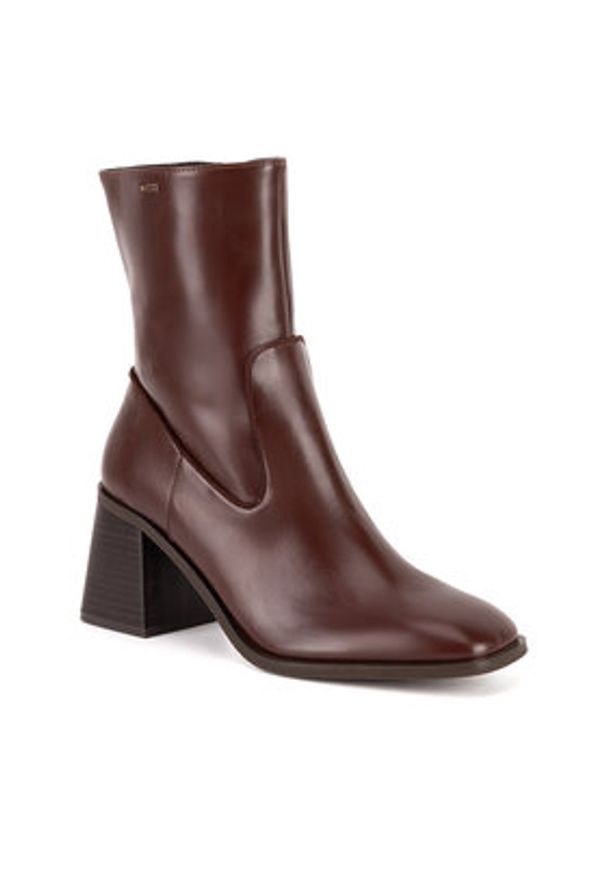 MEXX Botki MI001714643W Brązowy. Kolor: brązowy. Materiał: materiał