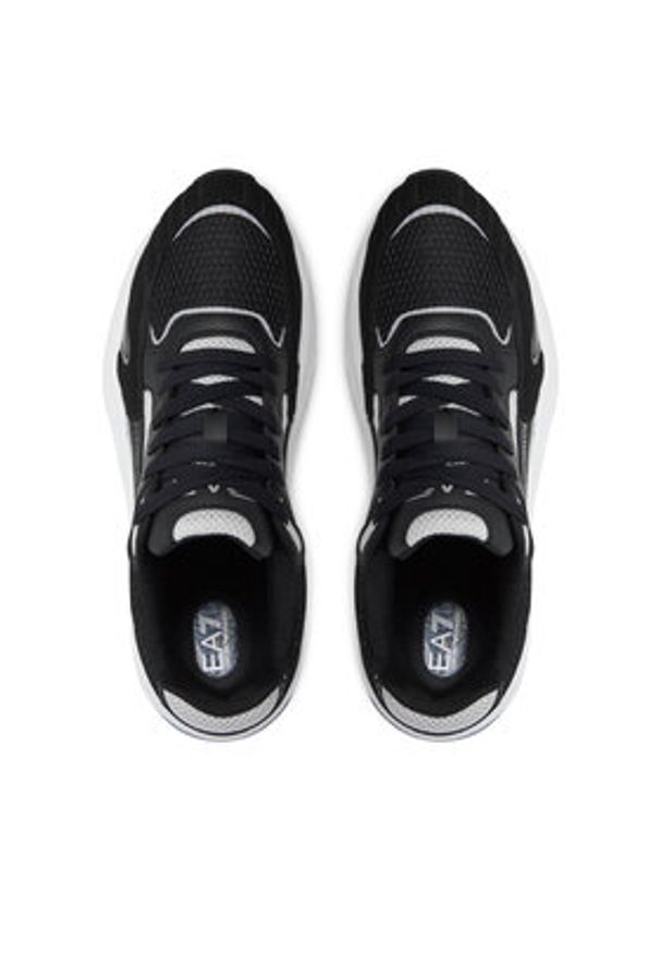 EA7 Emporio Armani Sneakersy X8X178 XK382 U034 Czarny. Kolor: czarny. Materiał: materiał