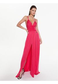 Elisabetta Franchi Sukienka wieczorowa AB-430-32E2-V700 Różowy Regular Fit. Kolor: różowy. Styl: wizytowy #1