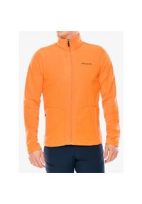 columbia - Bluza polarowa męska Columbia Fast Trek Light FZ Fleece. Kolor: pomarańczowy. Materiał: polar