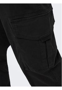 Only & Sons Spodnie materiałowe 22025431 Czarny Tapered Fit. Kolor: czarny. Materiał: bawełna