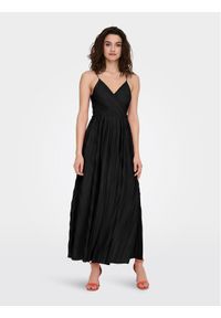 only - ONLY Sukienka wieczorowa Elema 15207351 Czarny Regular Fit. Kolor: czarny. Materiał: syntetyk. Styl: wizytowy