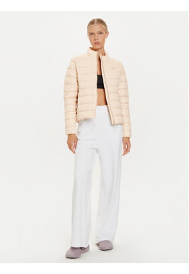 4f - 4F Kurtka zimowa 4FWAW24TDJAF467 Beżowy Slim Fit. Kolor: beżowy. Materiał: syntetyk. Sezon: zima