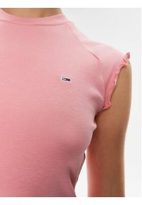 Tommy Jeans Sukienka codzienna Babylock DW0DW17928 Różowy Regular Fit. Okazja: na co dzień. Kolor: różowy. Materiał: bawełna. Typ sukienki: proste. Styl: casual #4