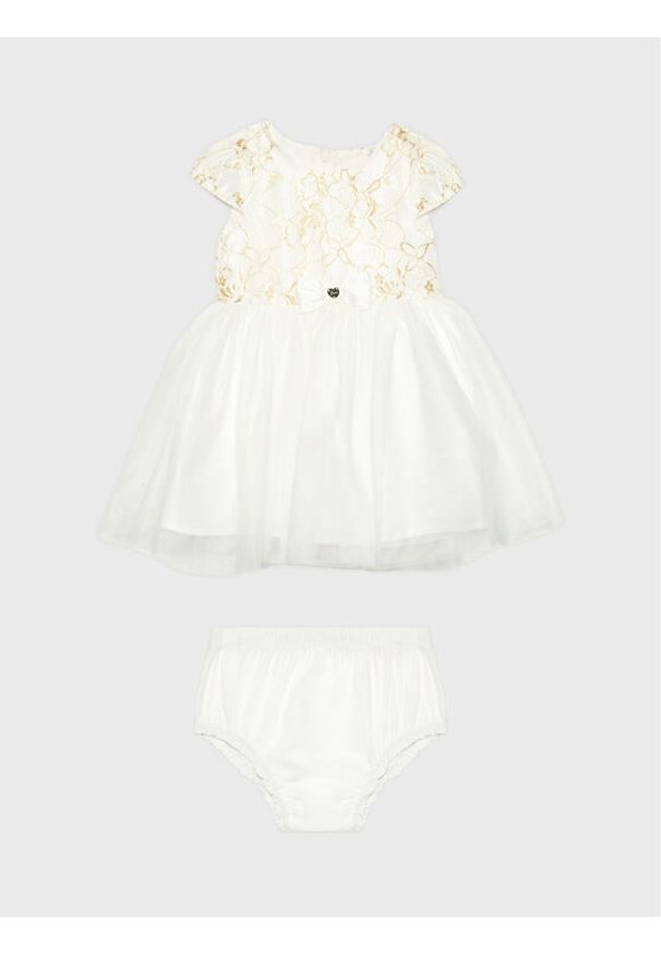 Sukienka elegancka Guess. Kolor: biały. Styl: elegancki