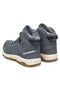 Salomon Trekkingi Outchill Thinsulate™ Climasalomon™ Waterproof L47853900 Szary. Kolor: szary. Materiał: nubuk, skóra. Technologia: Thinsulate. Sport: turystyka piesza #4