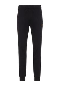 EA7 Emporio Armani Spodnie dresowe 8NPP53 PJ05Z 0208 Czarny Slim Fit. Kolor: czarny. Materiał: dresówka, bawełna #4