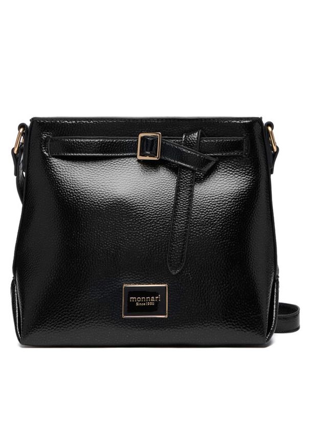 Monnari Torebka TORIMP0-24Z-BAG4111-K020D000 Czarny. Kolor: czarny. Materiał: skórzane