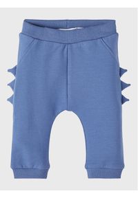Name it - NAME IT Spodnie dresowe 13212748 Niebieski Regular Fit. Kolor: niebieski. Materiał: bawełna