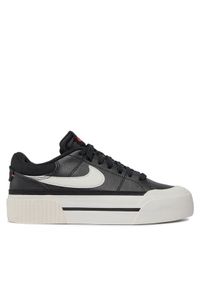 Nike Sneakersy Court Legacy Lift DM7590 001 Czarny. Kolor: czarny. Materiał: skóra. Model: Nike Court #1