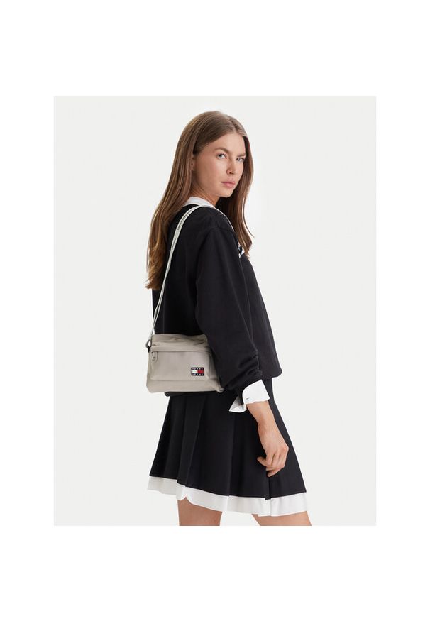 Torebka Tommy Jeans. Kolor: beżowy