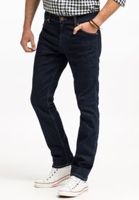 Wrangler - WRANGLER GREENSBORO MĘSKIE SPODNIE JEANSOWE JEANSY DŻINSY RINSE BLUE W15QSQX36 #9