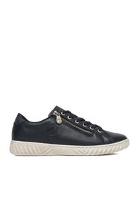 Rieker Sneakersy N0900-14 Granatowy. Kolor: niebieski. Materiał: skóra #1