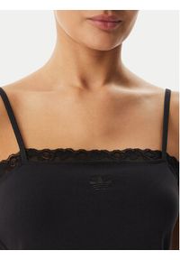 Adidas - adidas Top KC6437 Czarny Slim Fit. Kolor: czarny. Materiał: bawełna #2